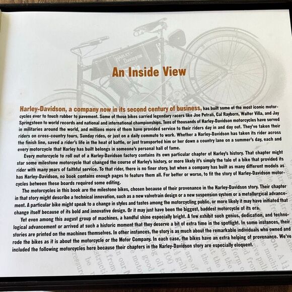 2008 Harley-Davidson Motor Co. Archive Collection HC Book w/Case Museum 1/2008 - Picture 6 of 16